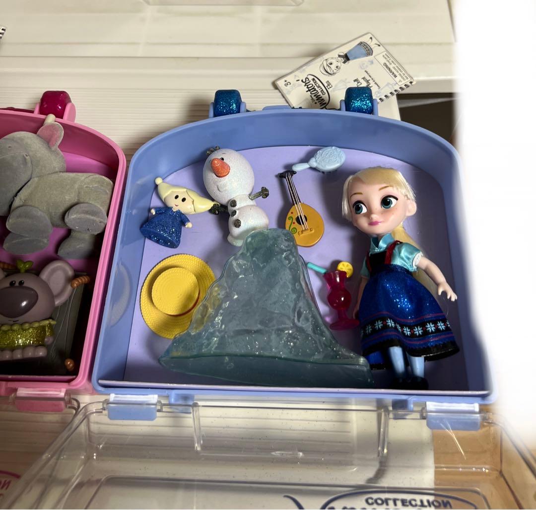 アニメータードール人形（ミニ）リロ&スティッチ、アナ、エルサのお人形、小物