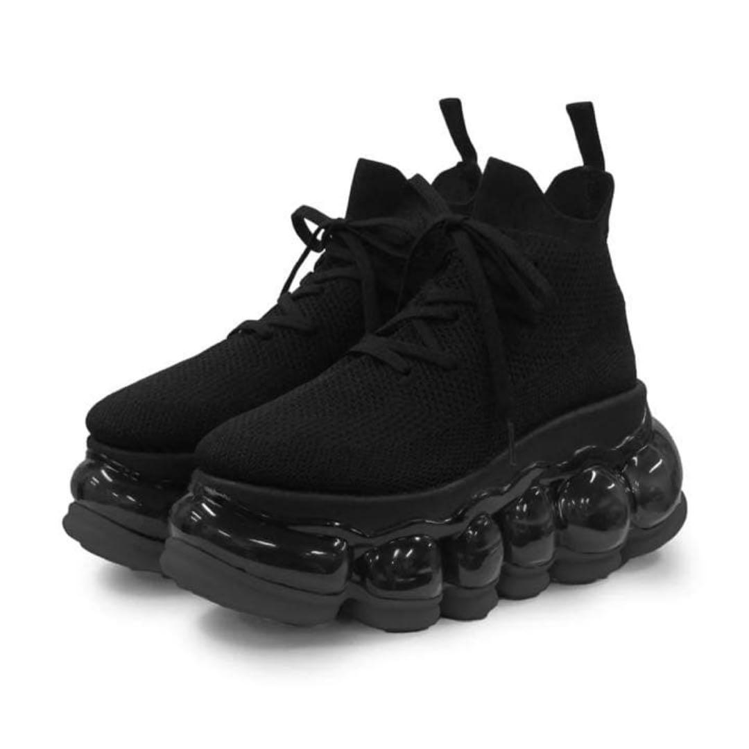 靴 New Jewelry High Shoes / Black / grounds