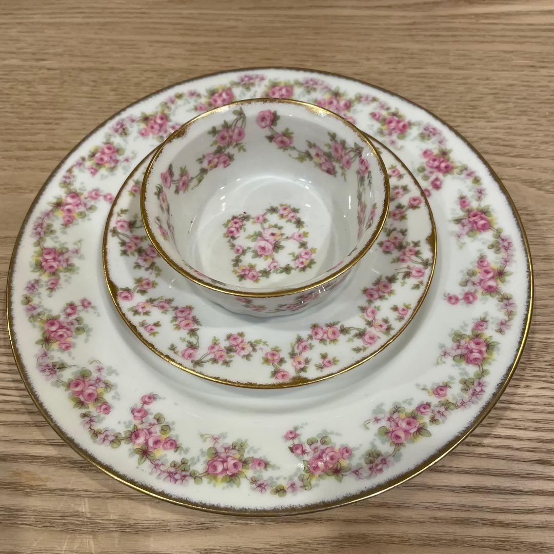 リモージュ 花柄 3点セット