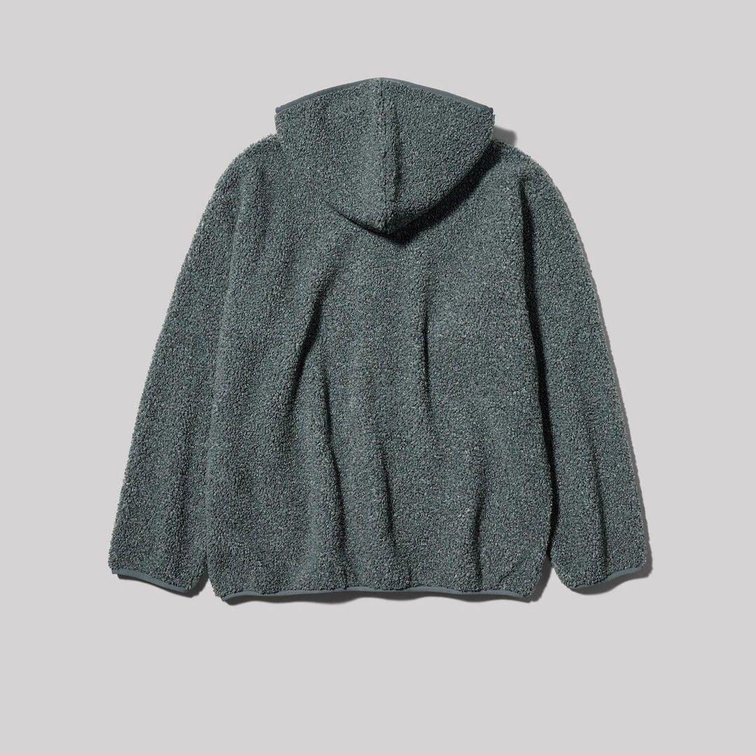 GU ENGINEERED GARMENTS ボアフリーススナップパーカー M