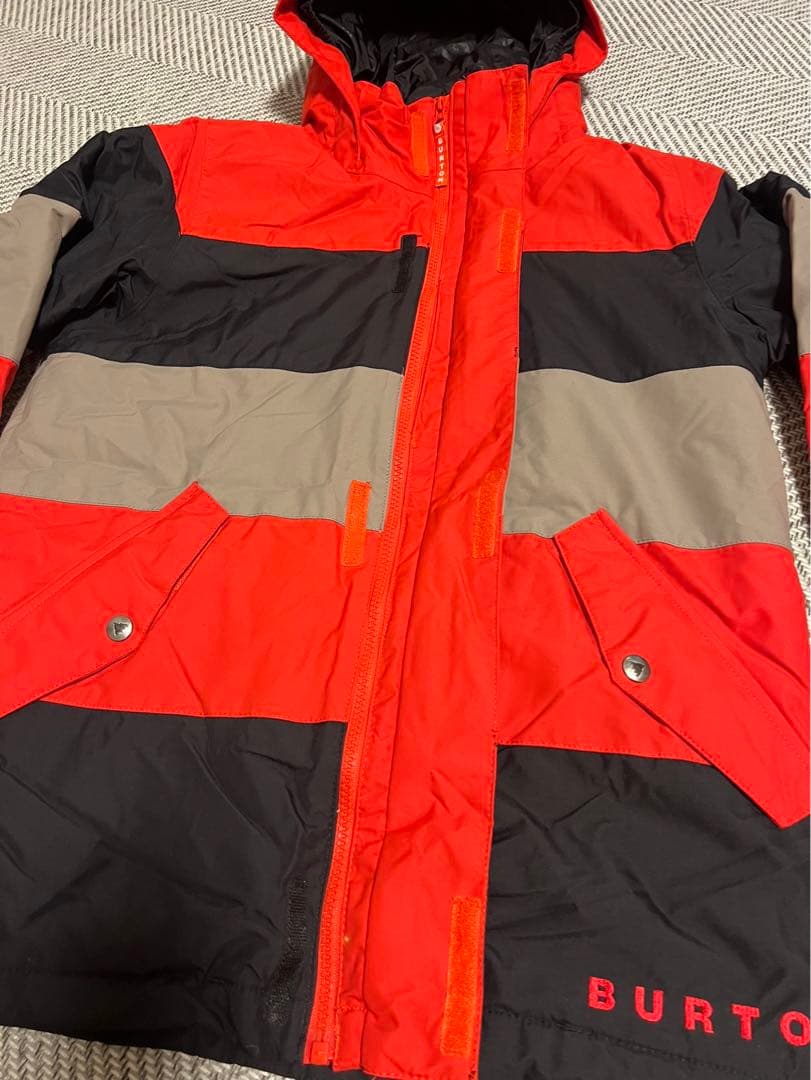 値下げ中　BURTON スノーボードジャケット 赤/黒/グレー