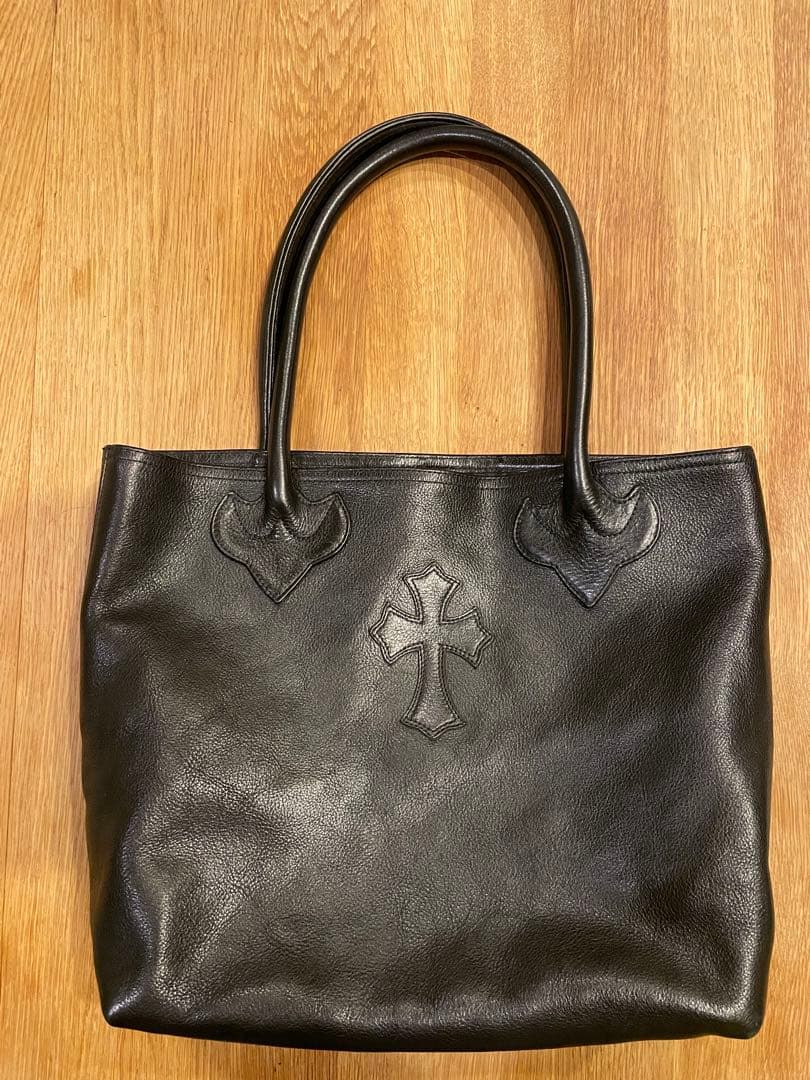 レン クロムハーツ　FSトート　黒皮 インボイスは付属しません！