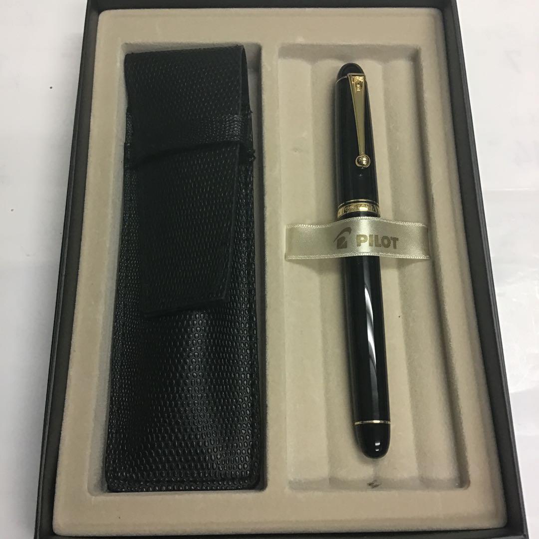 ❣️PILOT パイロット❣️カスタム74万年筆 黒 14金ペン（EF）ケース付き