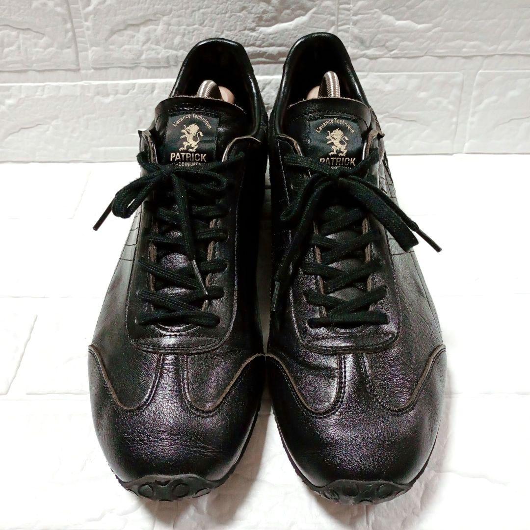 PATRICK パミール PAMIR 日本製 レザー 黒 ✨️良品✨️