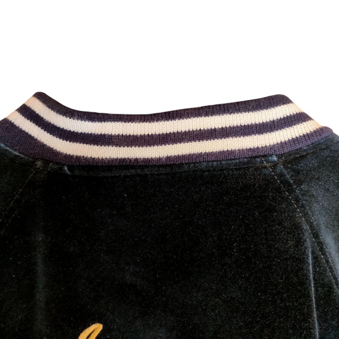 JUNGLE STORM スカジャン ベロア　龍　全面刺繍　袖刺繍　90s