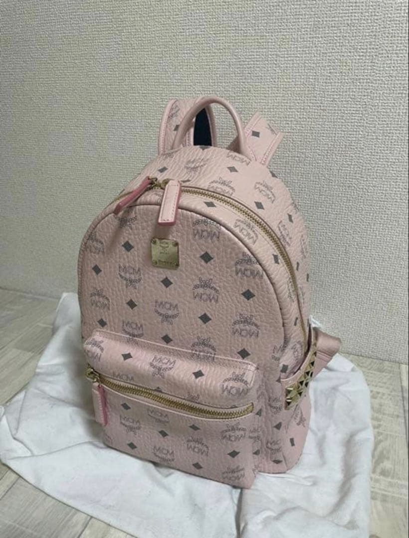MCM リュックS パウダーピンク