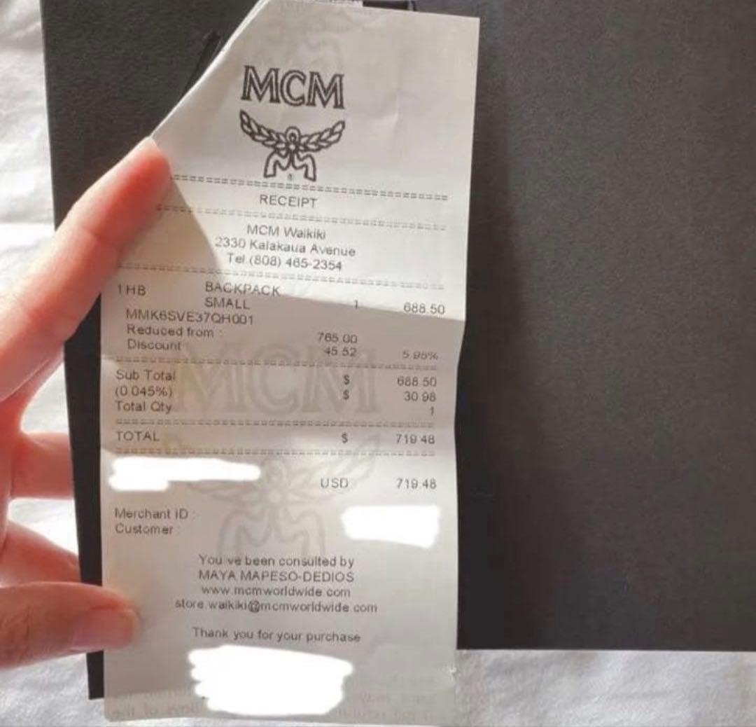 MCM リュックS パウダーピンク