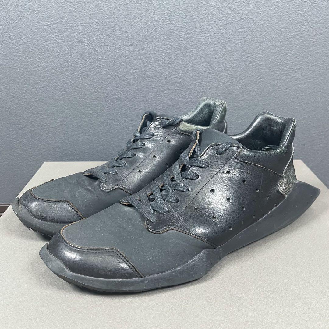 あ*め様 【即購入可】 RickOwens adidas テックランナー 28.