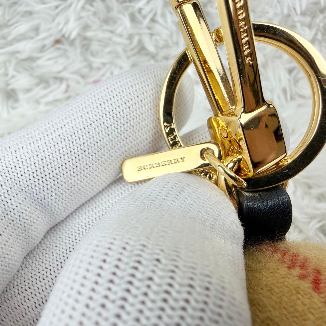✨新品同様✨ BURBERRY ノバチェック 熊 ベアー キーホルダー チャーム