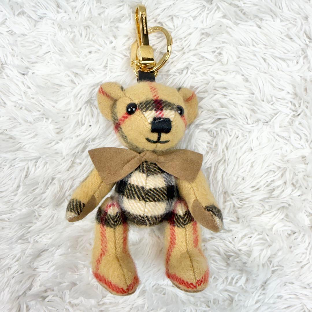 ✨新品同様✨ BURBERRY ノバチェック 熊 ベアー キーホルダー チャーム