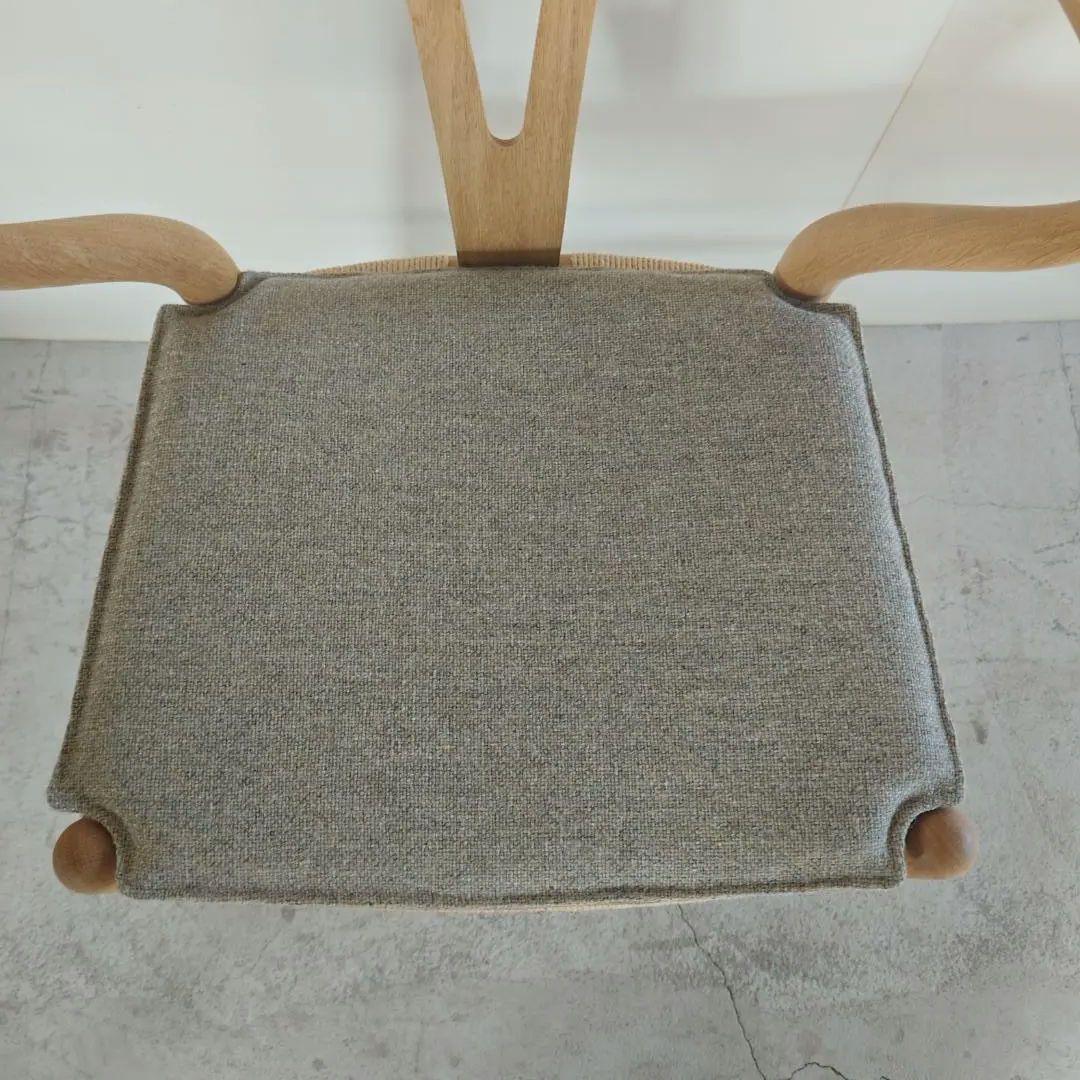 【新品】CH24 Yチェア専用シートクッション　クヴァドラ/タンバリン生地