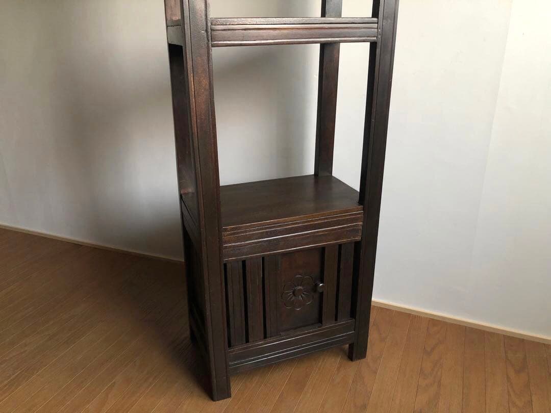 神戸家具 コロニーハウス COLONY HOUSE 飾り棚 収納 彫刻 無垢古材