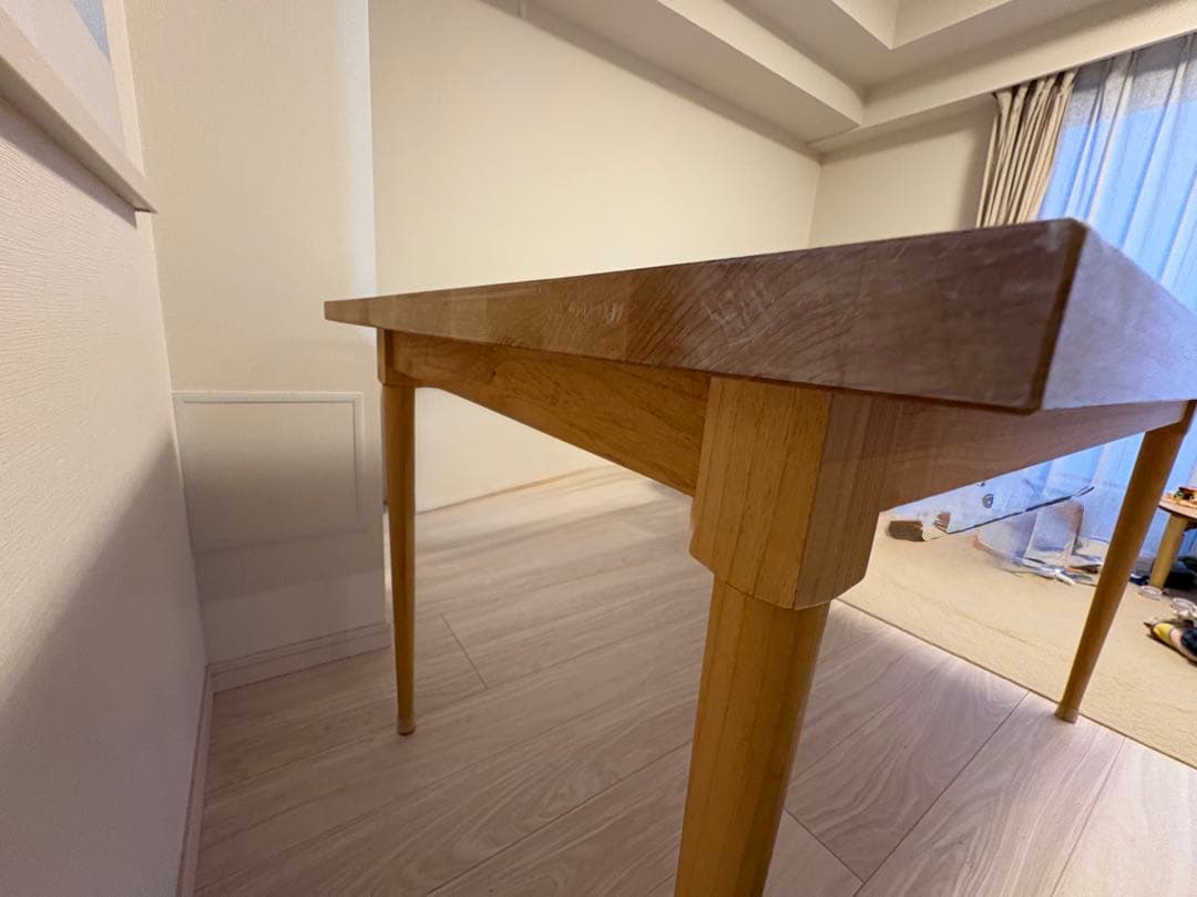 【美品】ダイニングテーブル　長方形　MOMO natural 135 83