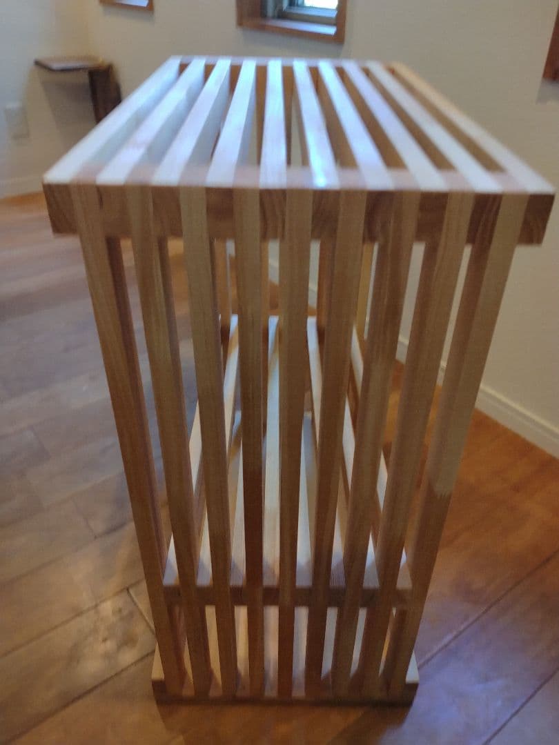 木製　ハンドメイド　オーダー　水槽台　棚　シェルフ　キヌカ