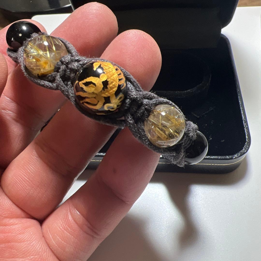 美品！高品質天然石念珠パワーストーンブレスレット！