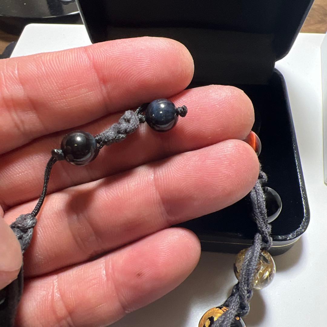 美品！高品質天然石念珠パワーストーンブレスレット！