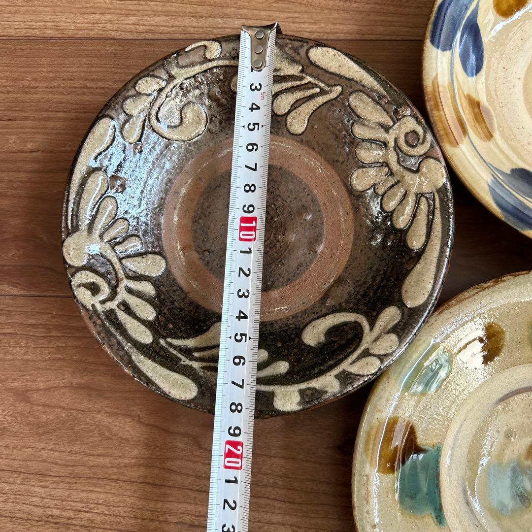 やちむん　北窯　6寸皿　5枚セット