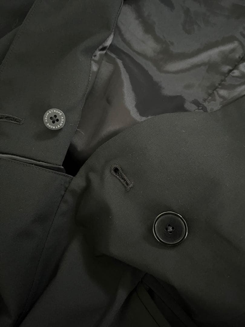 アダムエロペ ADAM ET ROPÉ ロンパース 黒 23SS オールインワン