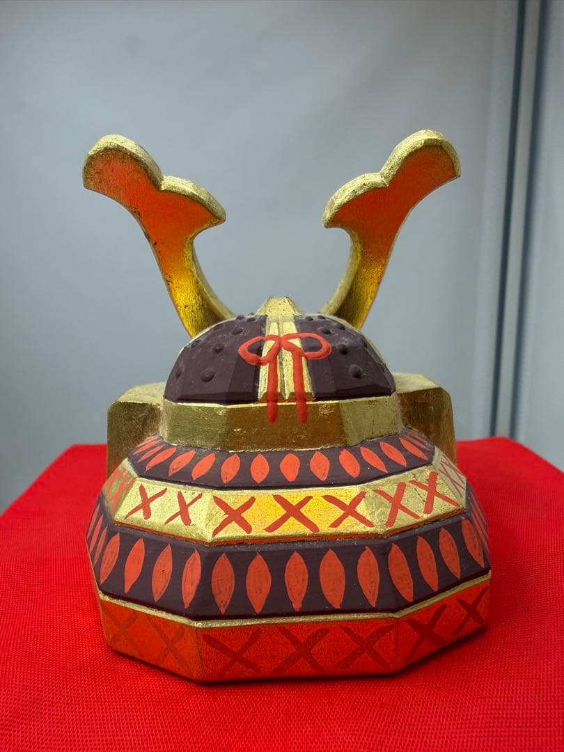 奈良一刀彫り　神泉作　兜　誠美堂