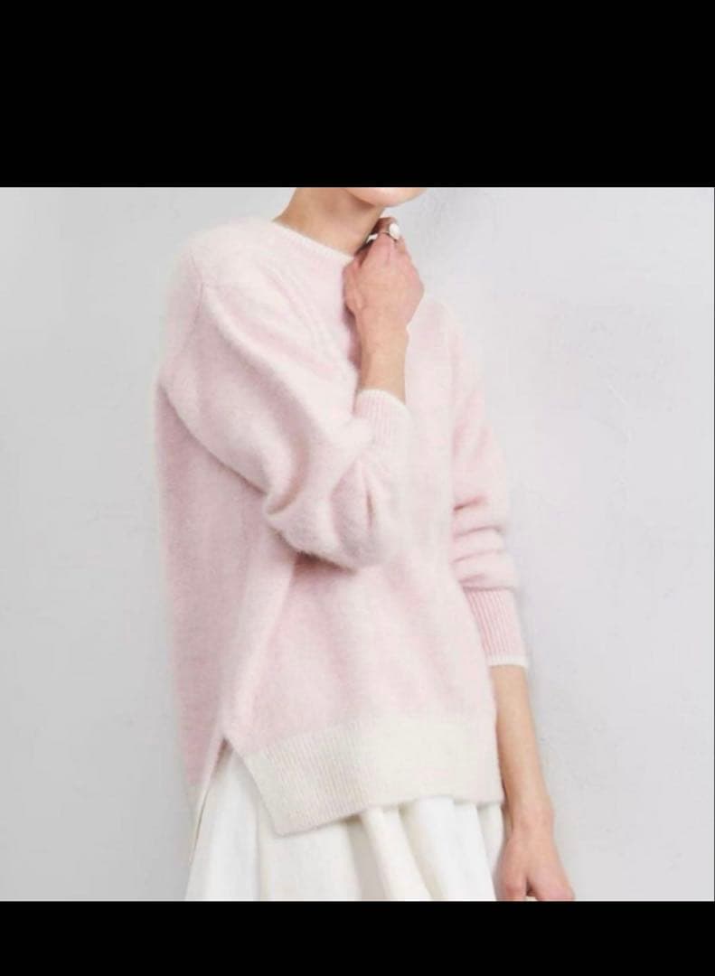 タグ付新品未使用United Arrows 今期ソフトピンク　フォックスカシミヤ