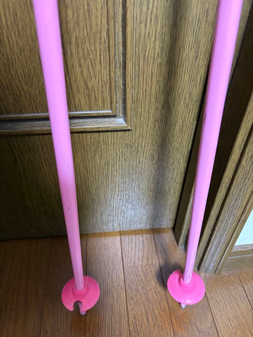 スキー板、ストック120センチセット