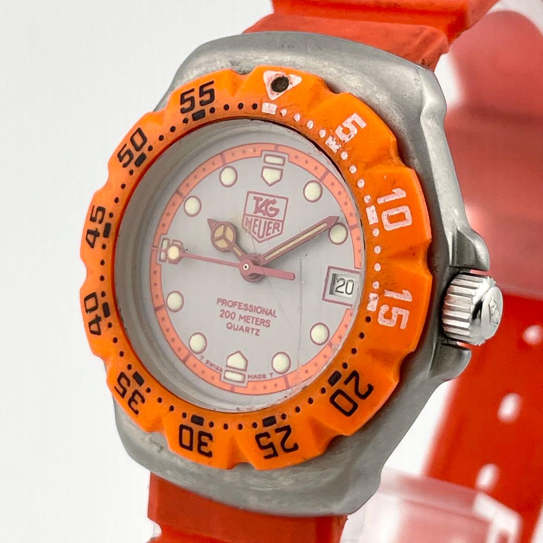 タグホイヤー　フォーミュラ1 プロフェッショナル 腕時計　オレンジ　純正