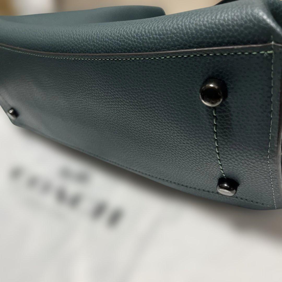 COACH ウィロウ トート ウィズ シグネチャー キャンバス インテリア