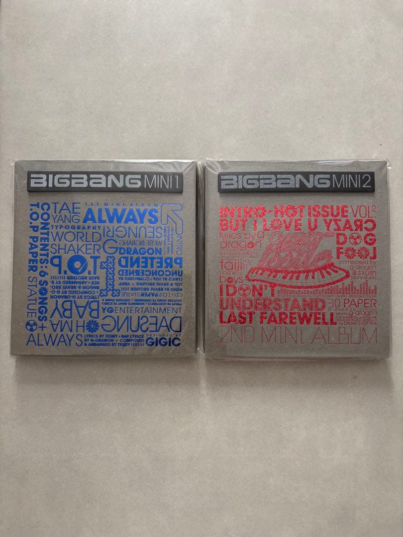 BIGBANG MINI 1＆2 （ALWAYS・HOT ISSUE）韓国版