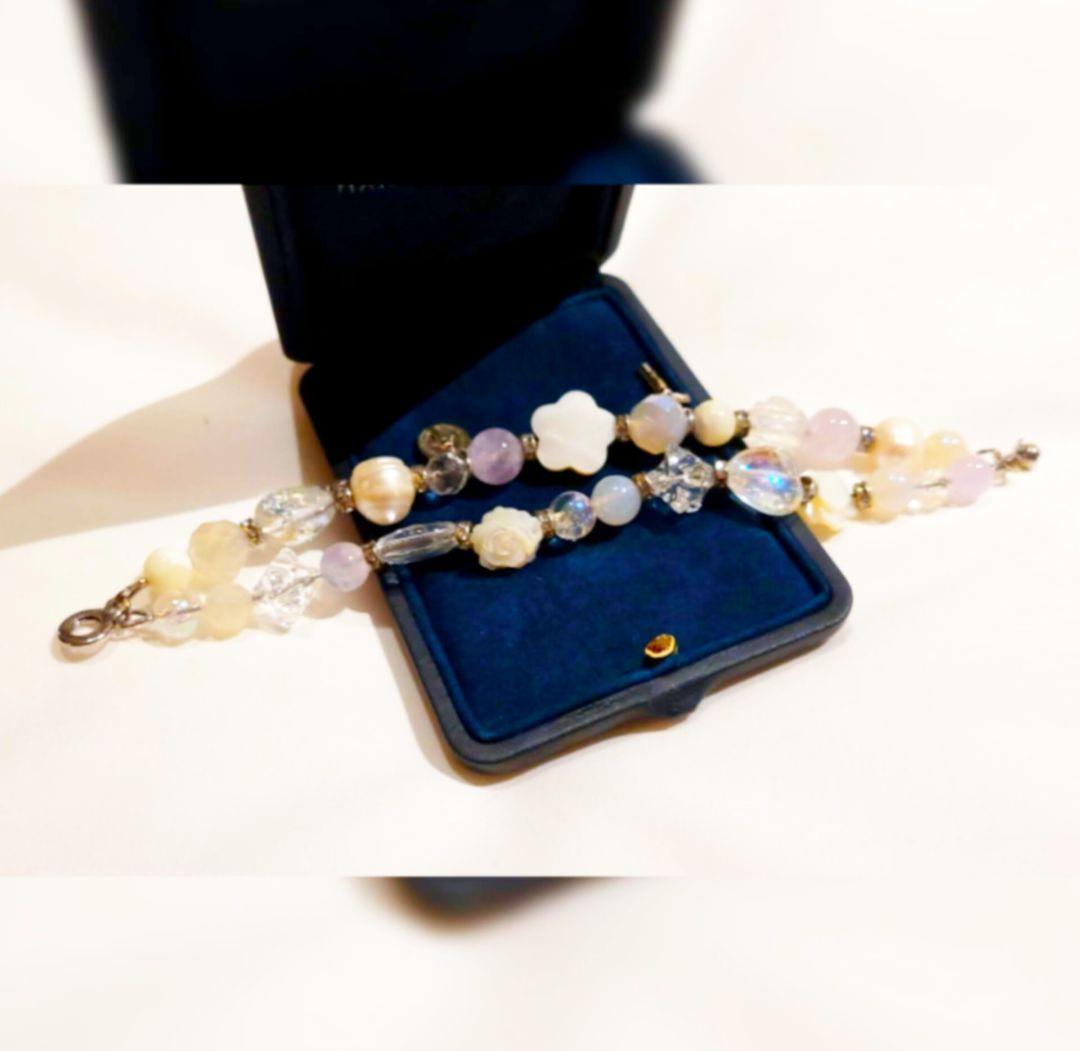 【希少美品】ananで特集された有名店の1点物パワーストーンブレスレット