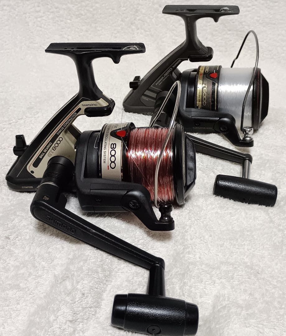シマノチタノスエアレックスGT8000パワーエアロGT6000遠投カゴ釣り専用機