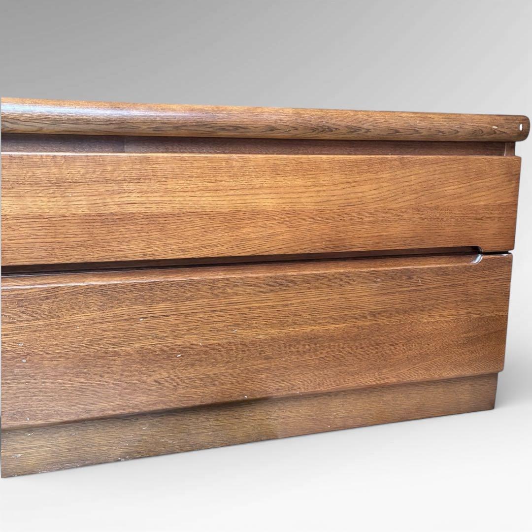 希少　カリモク チェスト 2段4杯　木製　モダン タンス テレビボード 国産家具