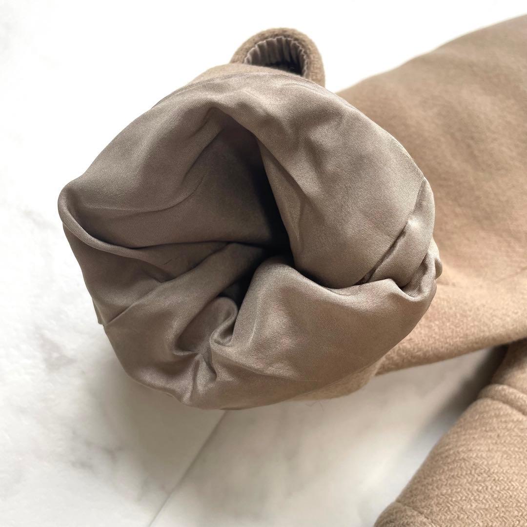 美品✨定価11万 ドゥロワー メルトンウール ダッフルコート 袖裏シルク 38