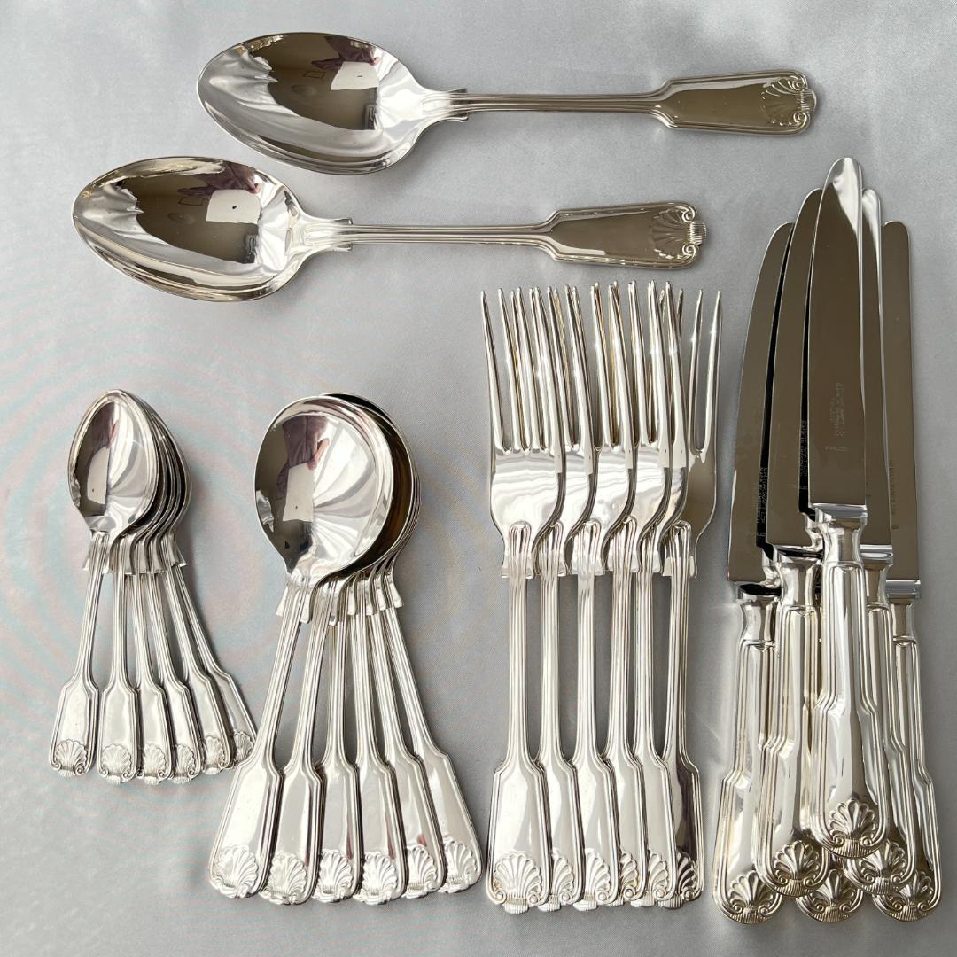 【英国】シェルのディナーセット 6名用26本組 A1プレート