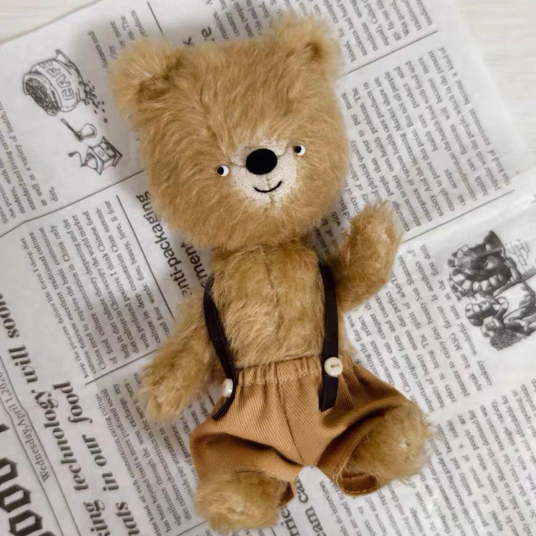 三角帽子のくまちゃん テディベア アーティストベア 海外作家様 ハンドメイド