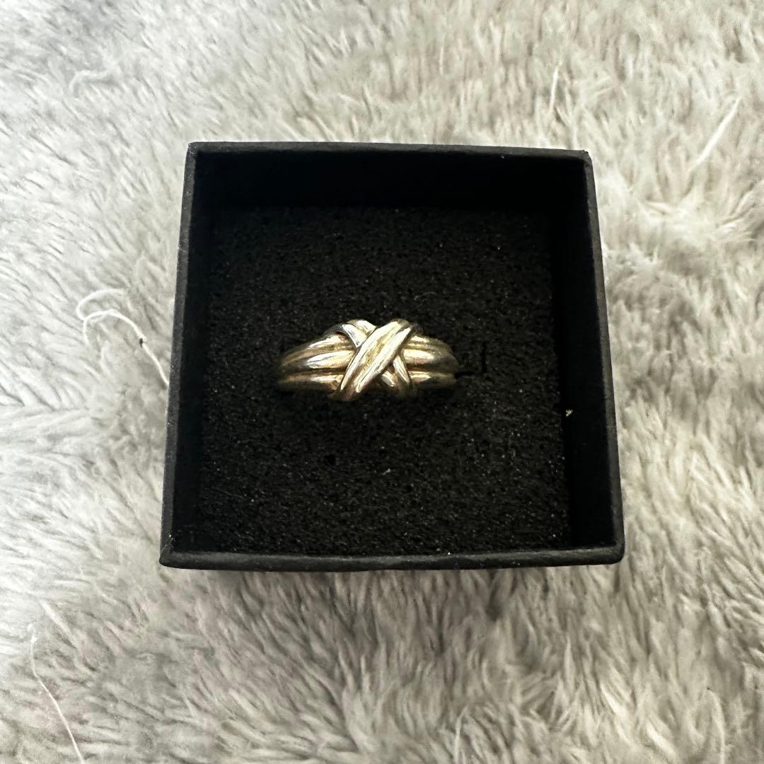 【希少】Tiffanyティファニー シグネチャークロスリング 13号 SV925