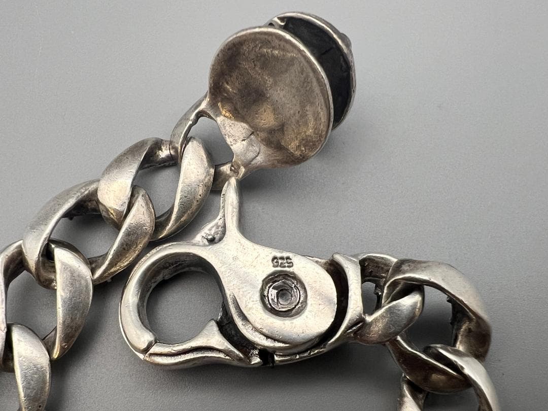 925刻印　メンズ用　プレスレット　銀細工　重量約69ｇ