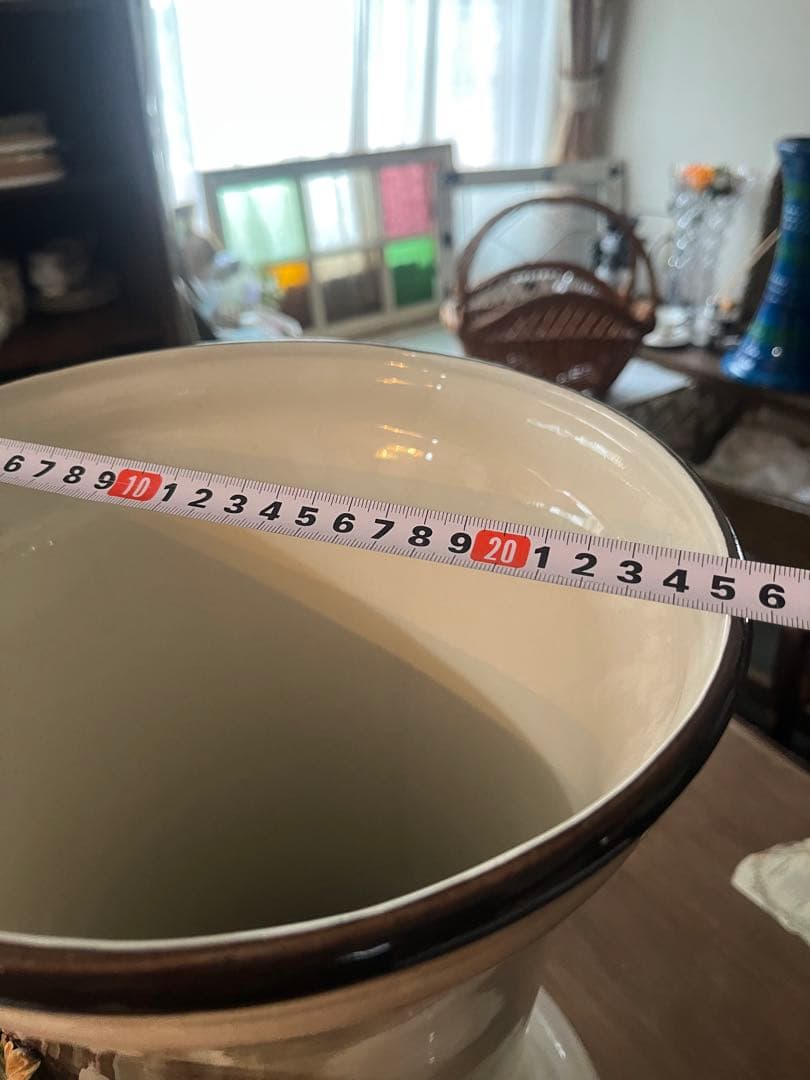 イタリア製 カポディモンテ フラワーベース 花瓶 置物 インテリア アンティーク