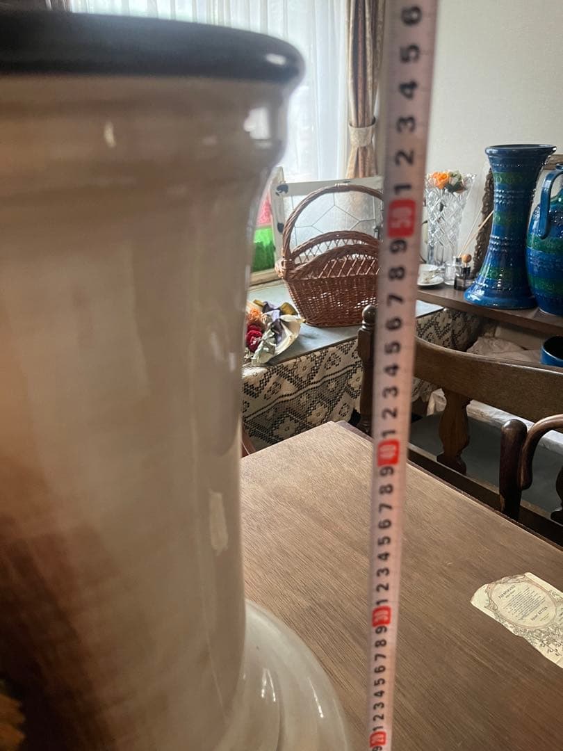 イタリア製 カポディモンテ フラワーベース 花瓶 置物 インテリア アンティーク