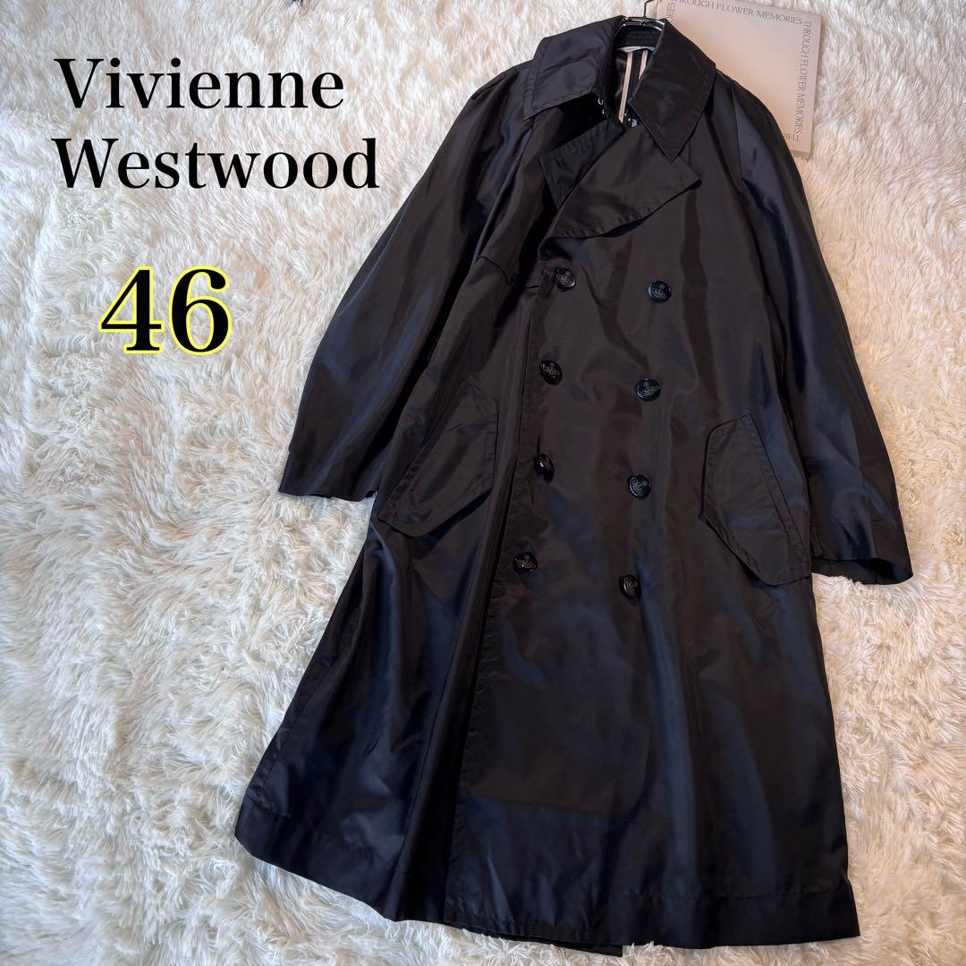 ヴィヴィアンウエストウッド メンズ トレンチコート ロングコート 46 L