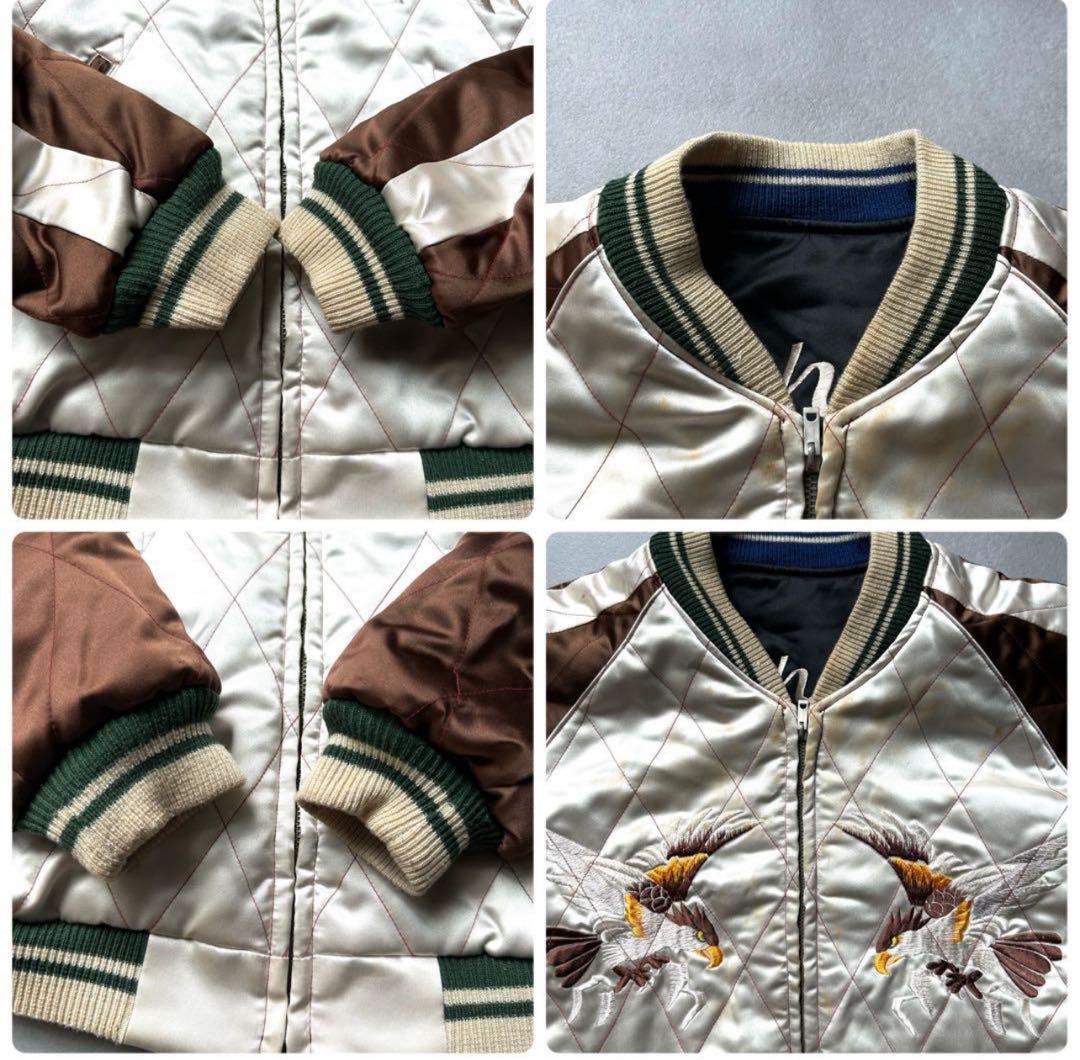 テーラー東洋 スカジャン M品番 舞妓 虎 M18484 黒 ブラウン 中綿