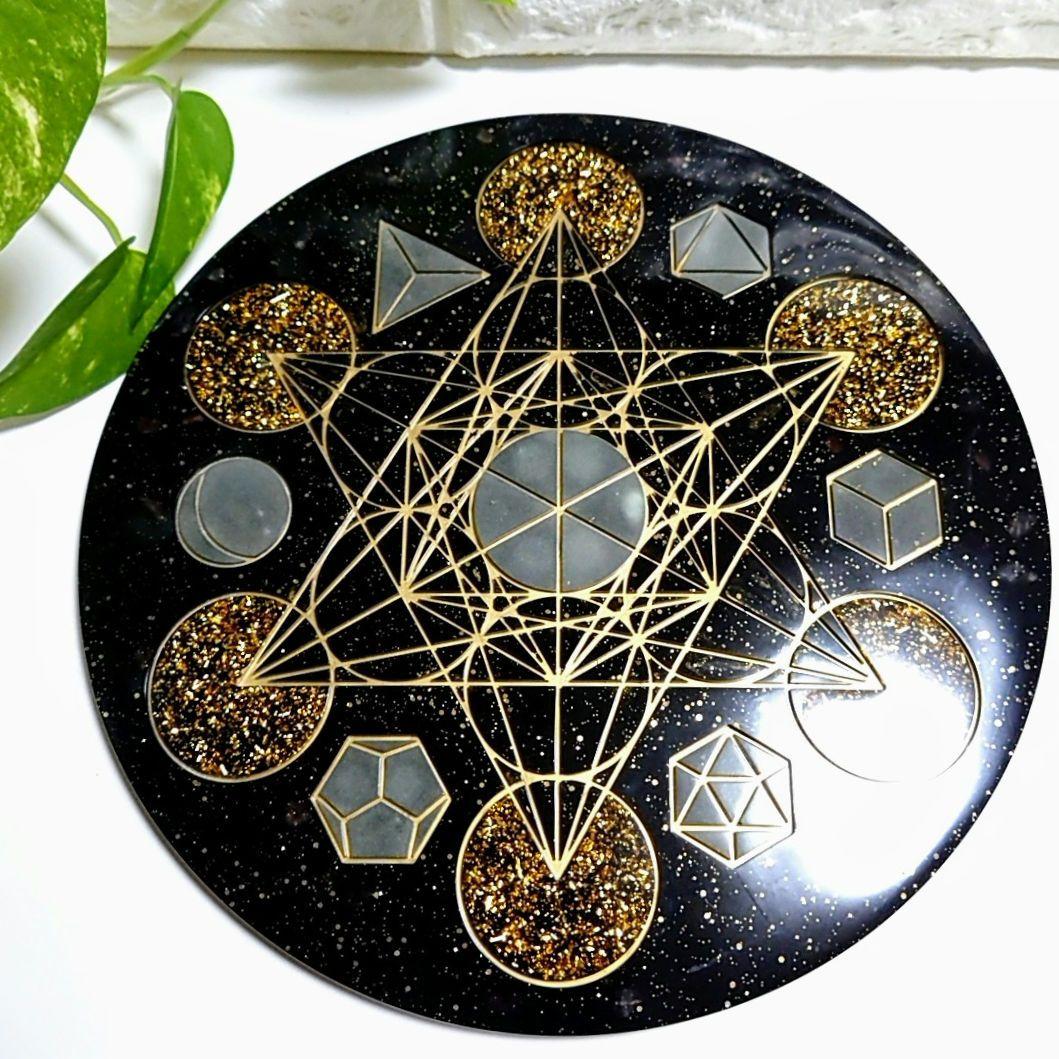 【完全心願成就オルゴナイト】メタトロン1部蓄光✨926