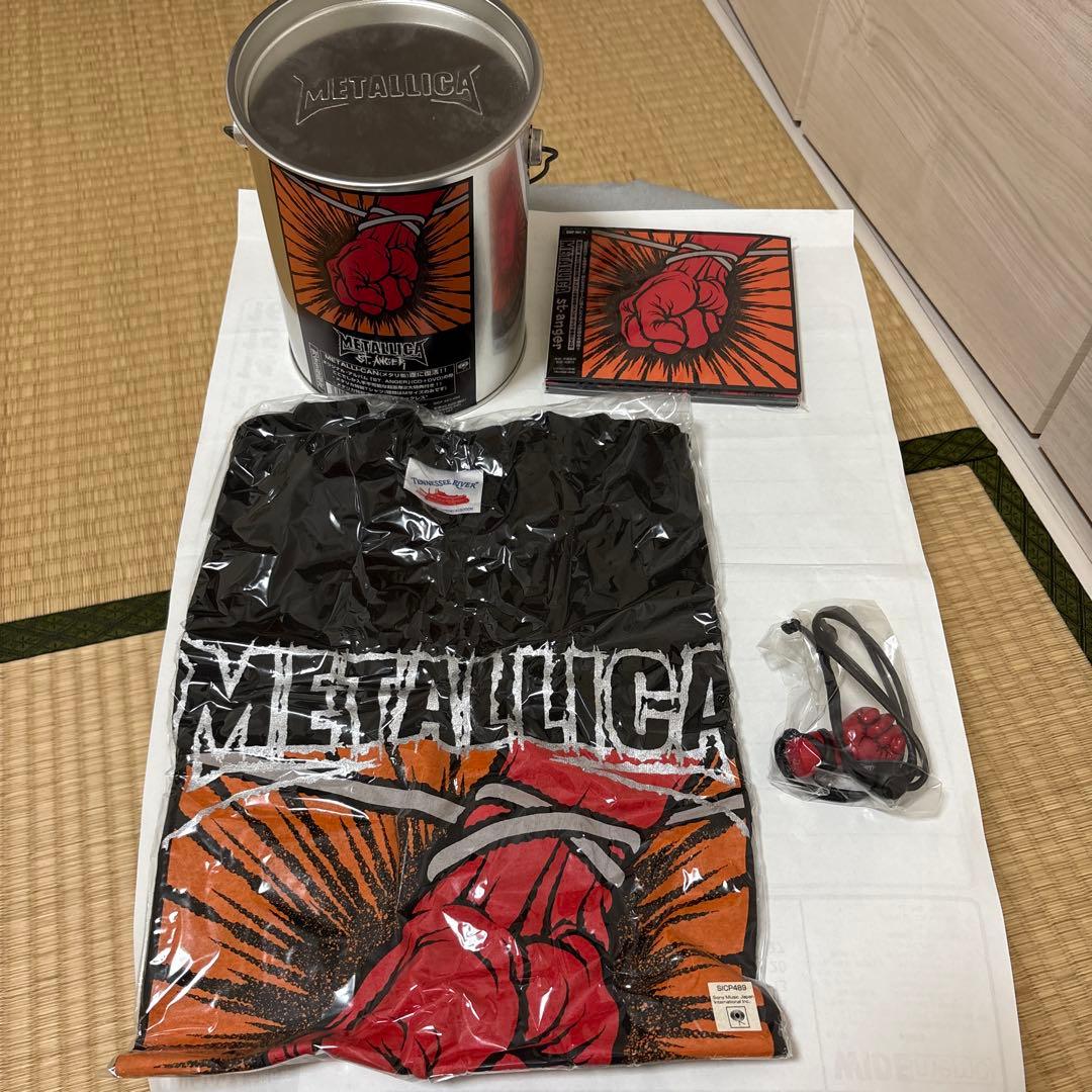 メタリカ/セイント・アンガー Tシャツ ネックレス メタリ缶