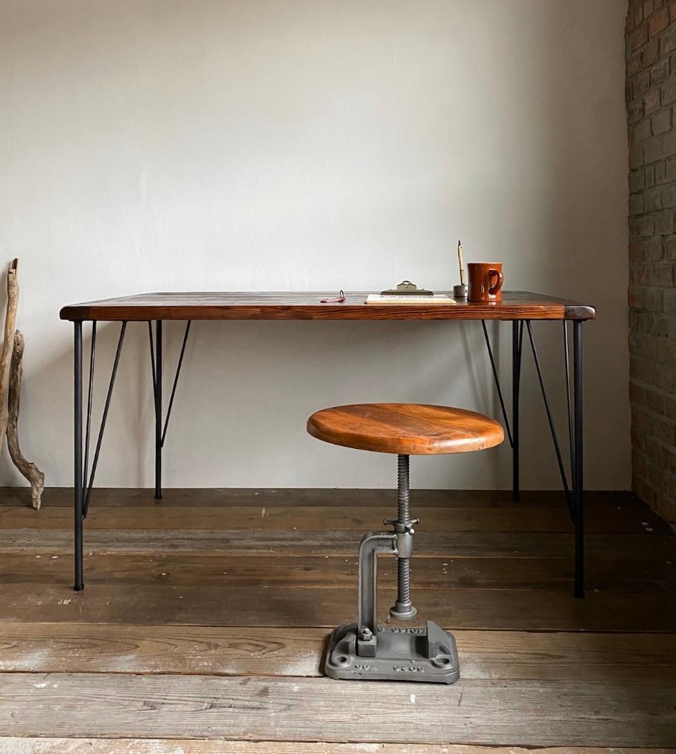数量限定　特別価格　鉄脚　アイアンレッグ　ダイニングテーブル　ワークデスク