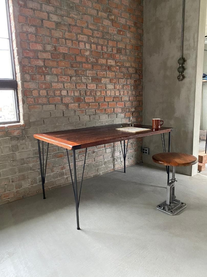 数量限定　特別価格　鉄脚　アイアンレッグ　ダイニングテーブル　ワークデスク