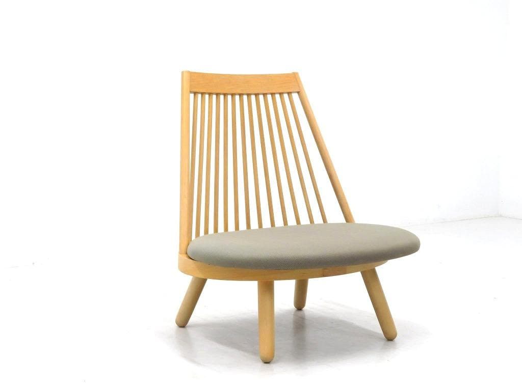 展示品　天童木工　豊口克平　スポークチェア　イス　ソファ　ラウンジ　和モダン