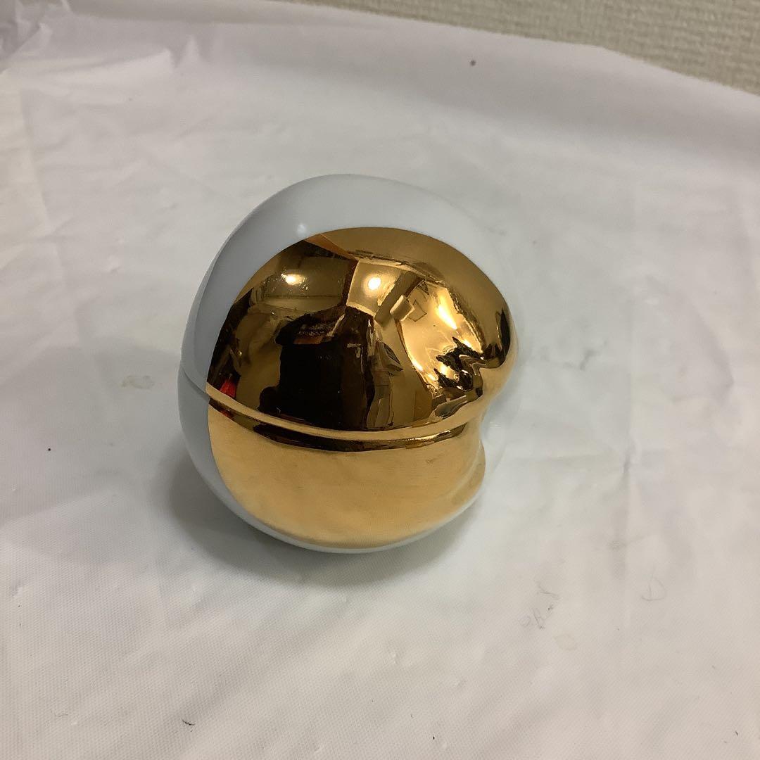 7885⑥マイセン　りんご型　小物入れ