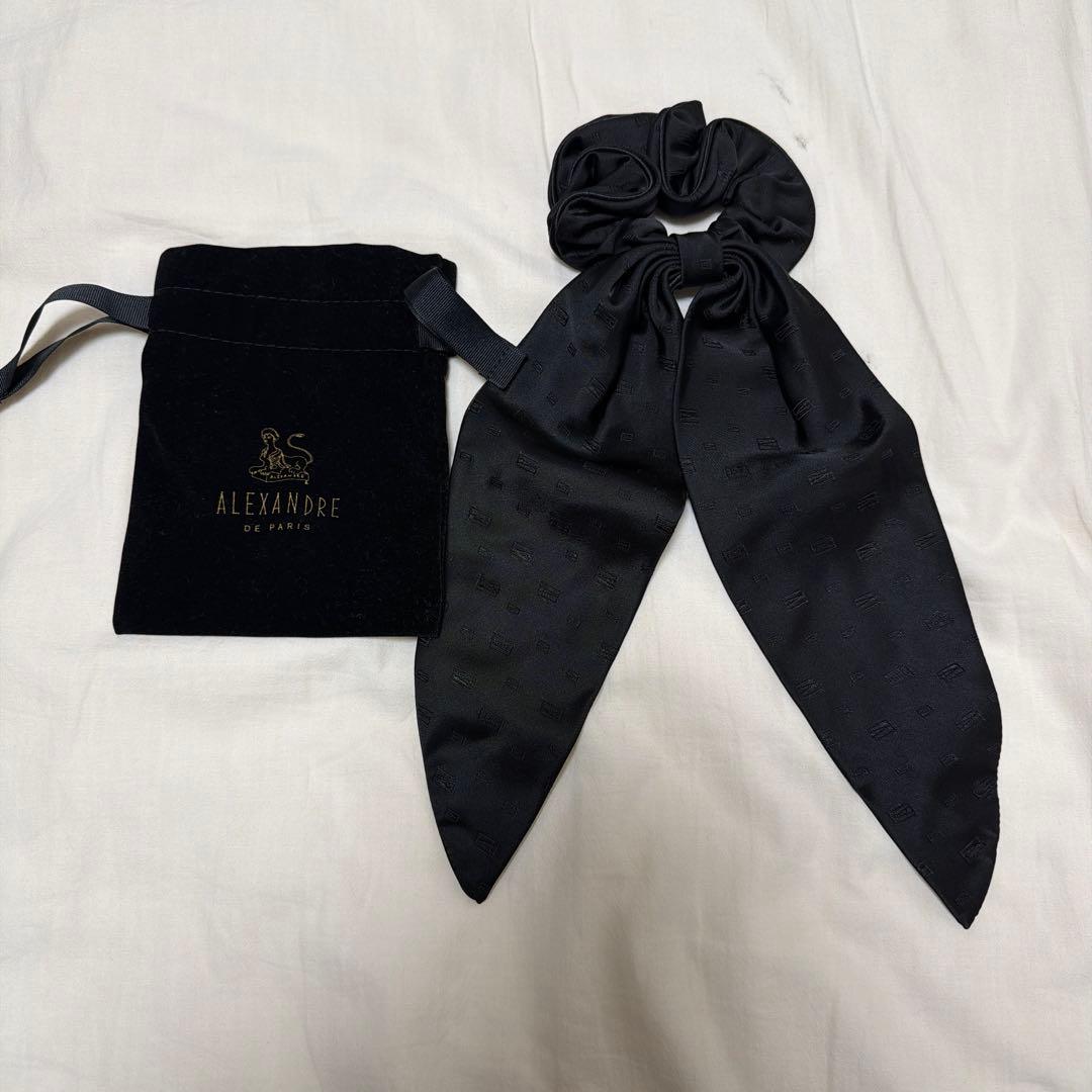 未使用★アレクサンドルドゥパリ サテン リボンシュシュ