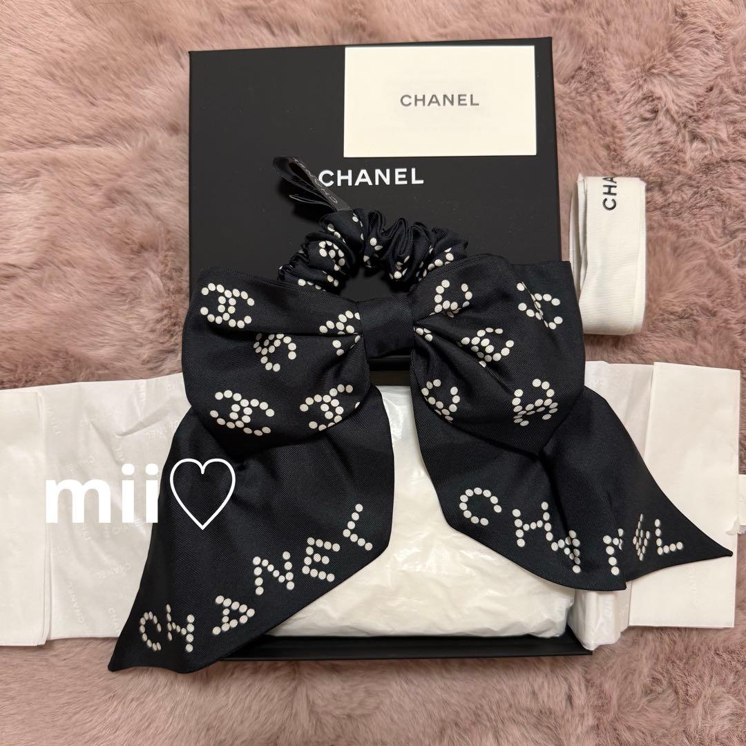 2025c ccマーク シュシュ ヘッドアクセサリー ヘアアクセサリー ヘアゴム