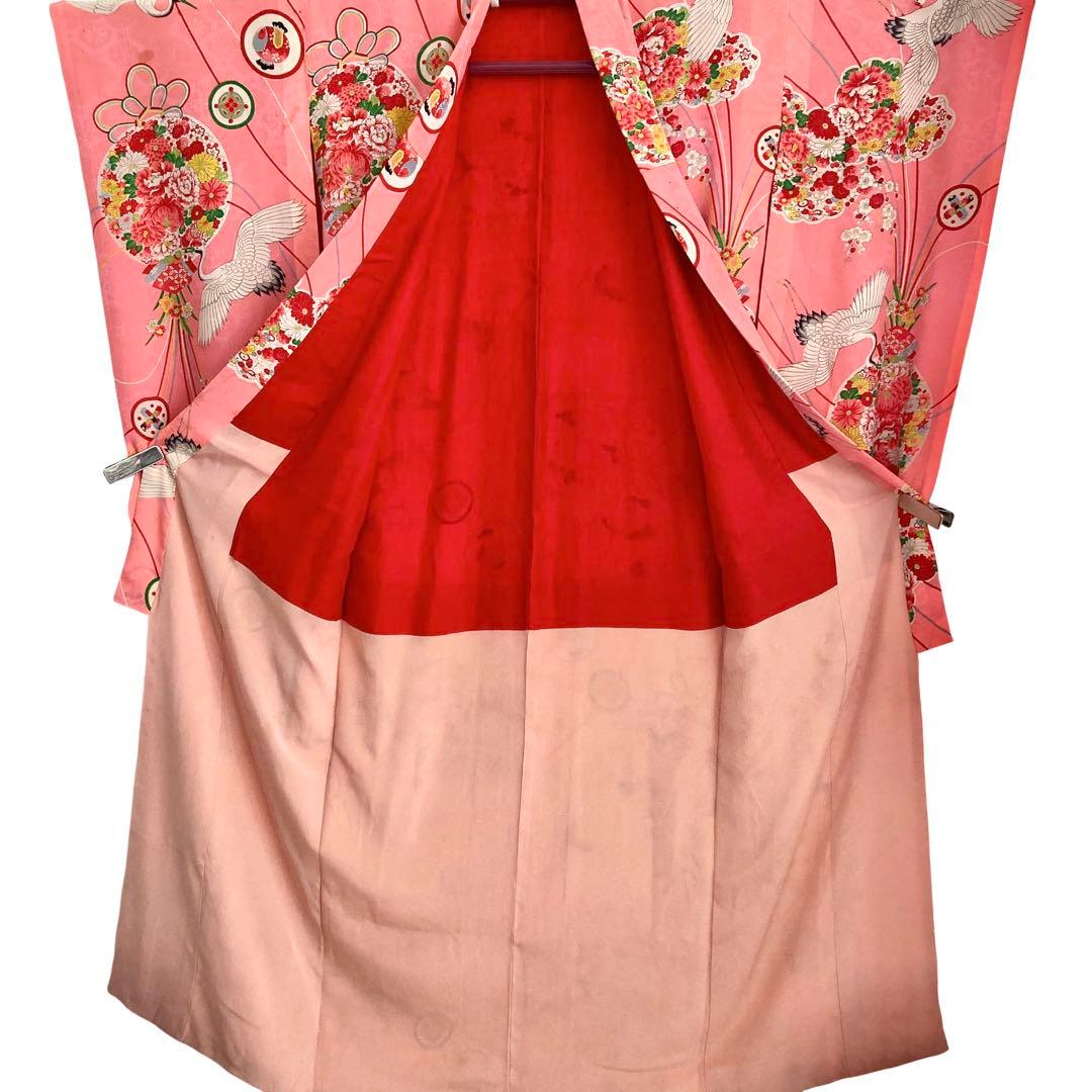 ★レトロ　ジュニア　アンティーク着物　大正ロマン　袴　七五三　十三詣り NO2