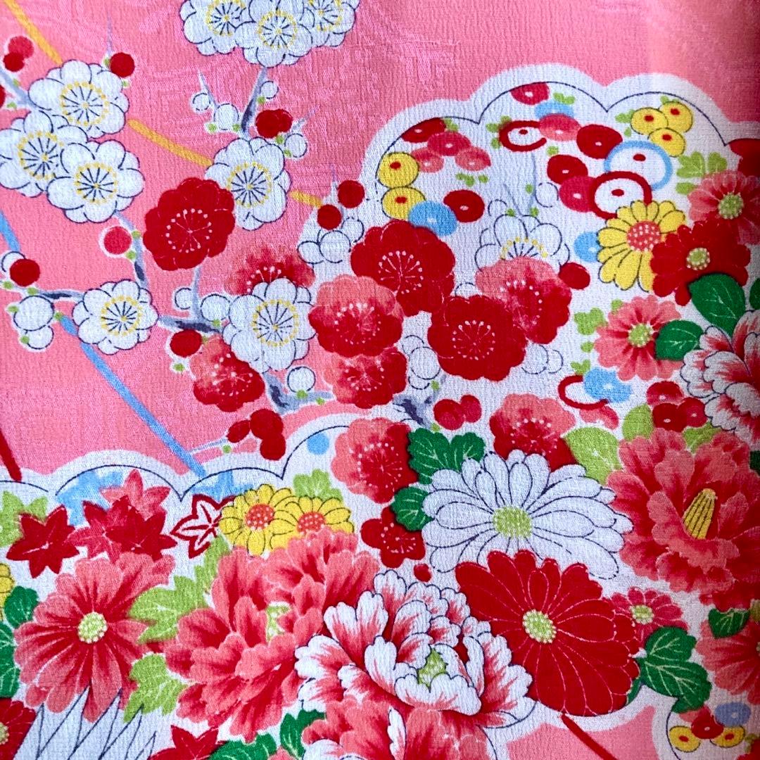 ★レトロ　ジュニア　アンティーク着物　大正ロマン　袴　七五三　十三詣り NO2